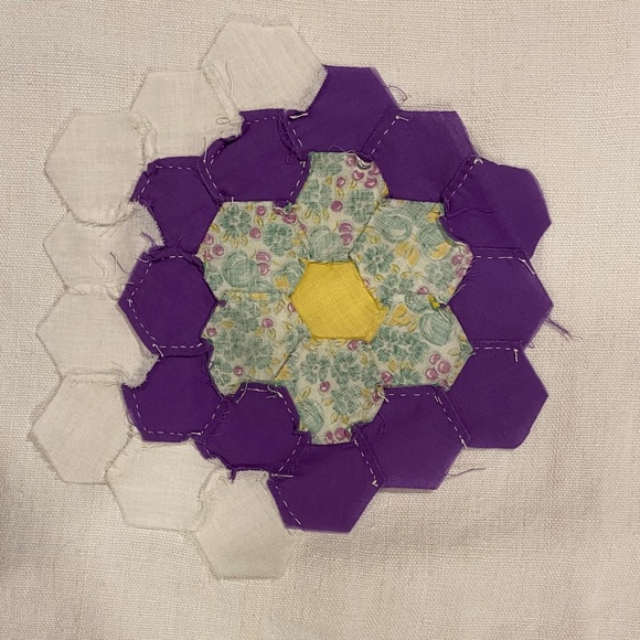 Vintage quilt blocks  - for sewing - collection of 4 blocks -crafts / display - Picture 2 of 13